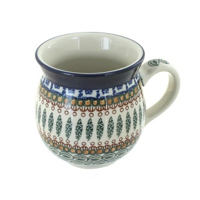 Blue Rose Polish Pottery Tuscany Bubble Mug