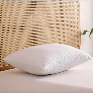 white extra firm-pillow, Bed Pillow with Adjustable Insert Provides Stronger Support - for Back, Stomach & Side Sleepers. - 1 of 4