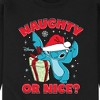 Men's - Lilo and Stitch - Naughty Or Nice Graphic Fleece Sweatshirt - 2 of 4