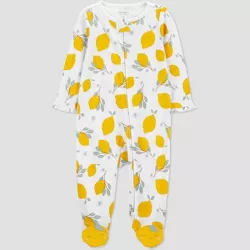 Carter's Just One You® Baby Girls' Lemon Footed Pajama - Yellow