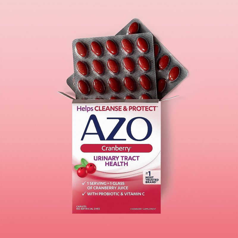 AZO Cranberry for Urinary Tract Health, Cleanse + Protect - 50ct, 3 of 9