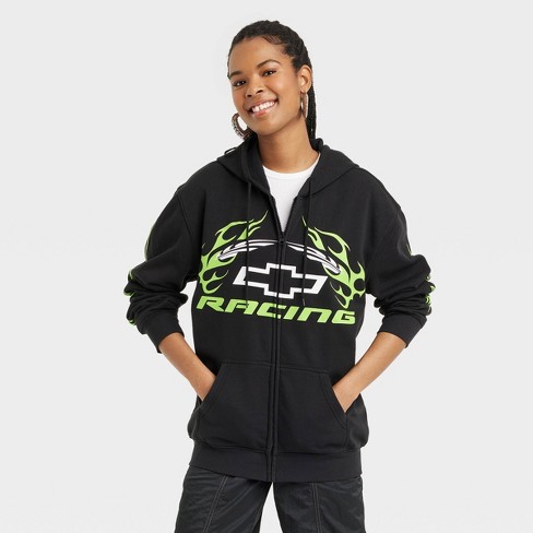 Black graphic hoodie clearance women's