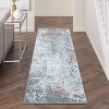 Modern Abstract Hallway Runner Rug, Machine Washable Low-Pile Geometric Non-Slip Floor Mat for Entryway, Living Room, Bedroom, Kitchen - 2 of 4