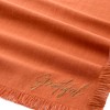 Fringed Harvest Sentiment Napkins, Set of 4 - Elrene Home Fashions - 3 of 3
