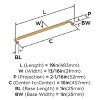 Amerock Collet Appliance Pull for Large Panels and Oversized Cabinets - 3 of 4