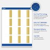 Avery Printable Square Labels, Gold Double-Dipped Edge, 2" x 2", Matte White Square Labels, Permanent, Laser/Inkjet, 120ct, Great for Product Labels - 3 of 4