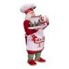 Kurt Adler 10.5" Fabriche Gingerbread Chef Santa - 2 of 4