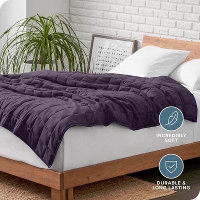 Eggplant Cotton Queen Size 20lb Weighted Blanket