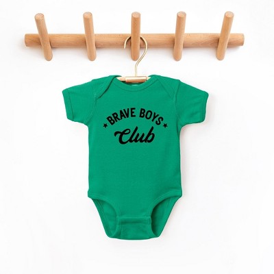 The Juniper Shop Brave Boys Club Stars Baby Bodysuit