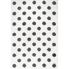 Pere Modern Charcoal Dot Shag Area Rug  - JONATHAN Y - 2 of 4