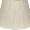 Vynxaria Box Pleat Lampshades, 11.5"x18"x11.5" White - 3 of 4
