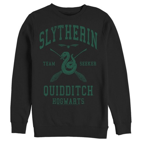 Men s Harry Potter Slytherin Quidditch Team Seeker Sweatshirt Target