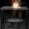 Welding Table, 1200lbs Steel Welding Cart Workbench Table Load Capacity,Multifunctional Rolling Heavy Duty Workbench W/Wheels - 2 of 4