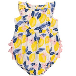 RuffleButts Baby Toddler Knit Sleeveless Waterfall Romper - 1 of 4
