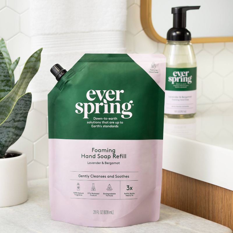Foam Hand Soap Refill - Lavender &#38; Bergamot - 28 fl oz - Everspring&#8482;, 3 of 6