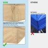 Yescom 8'x8' PU Water Resistance Gazebo Canopy Replacement Top Cover UV30+ for Dual Tier Outdoor Patio Backyard Beige - 4 of 4