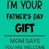 Junior's Design By Humans I'm Your Father's Day Gift Black Text By sukhendu12 T-Shirt - 2 of 2
