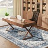 HOMCOM Area Rug, Vintage Machine Washable Rug, Non-Slip Floor Carpet for Living Room, Bedroom, Dining Room, Home Office - 2 of 4