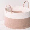 Solhome Barnabas Cotton Round Laundry and Storage Basket - 2 of 4