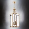 Urban Ambiance Luxury Modern Farmhouse Indoor Chandelier,  30-5/8''H x 15"W x 15''D,  Vintage Brass Finish, UHP4612 - 3 of 4