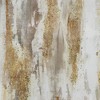 Fisfet 20.8x20.8x1.2" Framed Gold and Gray Wall Art with Glass Cover, Set of 2 - 3 of 4