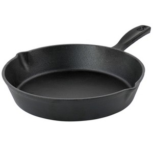 Oster Castaway 10 Inch Round Cast Iron Frying Pan with Pouring Spouts - 1 of 4