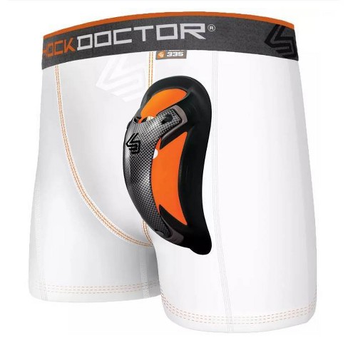 Shock Doctor Adult Ultra Pro Boxer Compression Shorts With Ultra Carbon  Flex Cup - White Xxl : Target