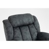 Velvet Power Lift Recliner Chair with Massage, Heating, and USB Port - 2 of 4