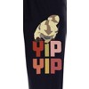 Nickelodeon Womens' Avatar The Last Airbender Appa Yip Yip Pajama Pants Black - image 3 of 3