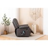 Large Power Lift Recliner Chair Sofa with Massage and Heat for Big and Tall Elderly People, 3 Positions,  and USB Ports, Faux Leather - 4 of 4