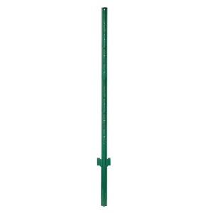 Origin Point Light Duty Steel Fence Post, Green, 3 Feet Tall - 1 of 1