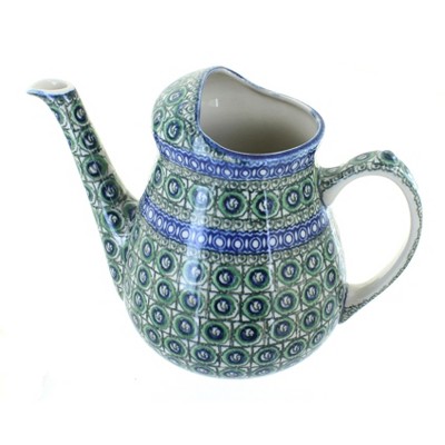 Blue Rose Polish Pottery Indigo Watering Can