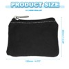 Unique Bargains Canvas Portable Change Coin Purse Pouch with Zipper 2 Pcs - 2 of 4