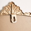 23"x23" Antique Round Ornate Metal Accent Wall Mirror Brass - Head West: Luxurious, No Assembly Required - 3 of 4