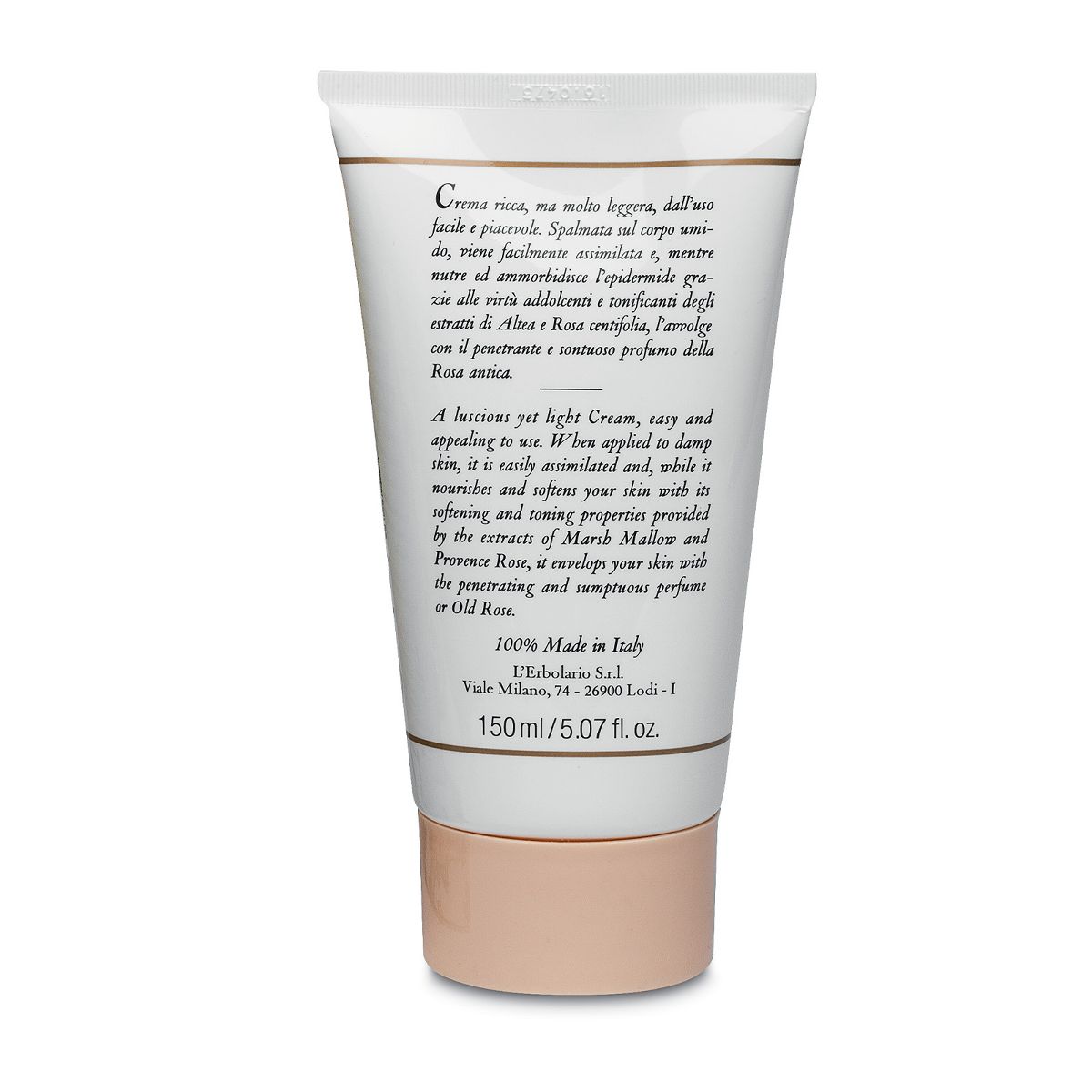 L'Erbolario Rose Perfumed Body Cream - Body Cream for Dry Skin - 5.07 oz - thumbnail 5