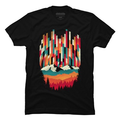 Men's Design By Humans Sunset in Vertical By digsy T-Shirt