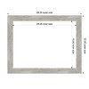 Amanti Art Dove Gray Wash Narrow Framed Magnetic Dry Erase Board - 4 of 4