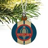 Shelby Cobra Vintage Logo Mini Small Tiny Wood Christmas Tree Holiday Ornament - 3 of 4