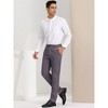 INSPIRE CHIC Men's Houndstooth Geometric Printed Color Block Dress Pants - 4 of 4