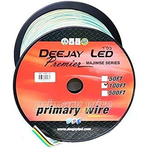 DEEJAYLED 100-Foot 4-Conductor 16 Gauge Primary Stranded Cable Ideal for Accessory Hookup TBH164B100 - 1 of 1