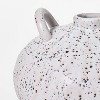 Small Matte Ceramic Speckle Glaze Vase - Threshold™ designed with Studio McGee: Handled Amphora, 5.91" Height - 3 of 3