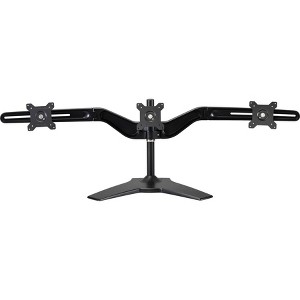 Amer AMR3S Triple Monitor Mount with Desk Stand - 15" to 24" Monitors - 1 of 1