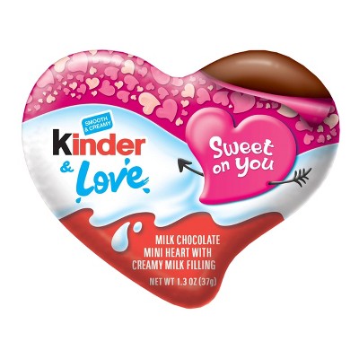 Kinder Valentine's Love Heart 1.3oz (packaging may vary)