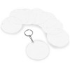 Bright Creations 20 Pieces Blank Clear Acrylic Keychains, Transparent Circle Dics 2.5" Diameter Round Keychains for DIY Craft Projects - 2 of 4