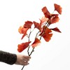 28"H Sullivans Artificial Red Fall Gingko Spray - 3 of 3