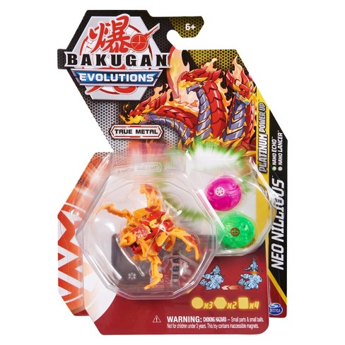 Bakugan Evolutions, Neo Nillious With Nano Echo And Lancer Platinum Power Up  Pack : Target