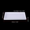 Unique Bargains Plastic Fast Food Reusable Mosaic Texture Serving Tray 1 Pc - 2 of 4