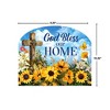 Briarwood Lane Summer Art Sign 8.25x10.25 God Bless Our Home For Summer Art Sign - 2 of 4