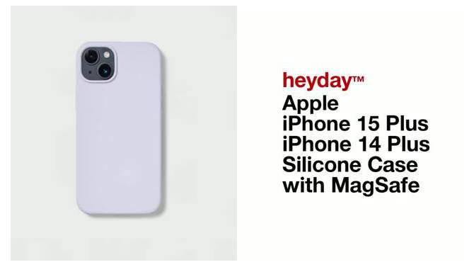  Apple iPhone 15 Plus/iPhone 14 Plus Silicone Case with MagSafe - heyday™, 2 of 6, play video