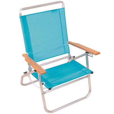 Rio 3 position Blue Beach Folding Chair Target